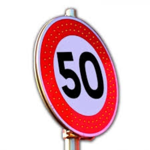 Panneau Métrostar Ø 650 mm - Alimentation sur éclairage public (SEP) - Vignette 2