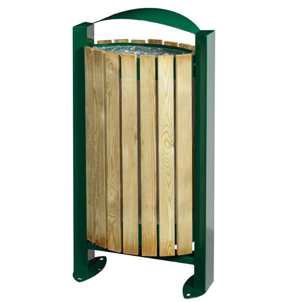Corbeille Arkéa 60L vert mousse