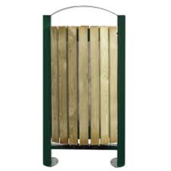 Corbeille Arkéa 60L vert mousse - Vignette 2