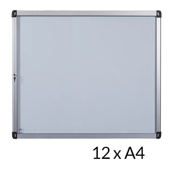 Vitrine d'affichage extérieur ANGUS 45 pour 12 A4 - 1 porte