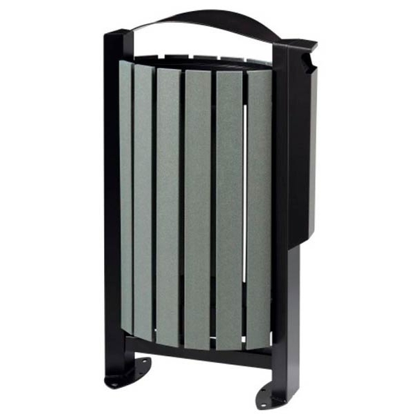 Corbeille Arkea Etik 60L avec cendrier