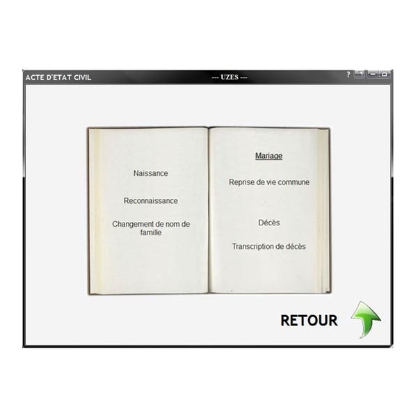 Logiciel - Rédaction des actes de l'Etat Civil - Vignette 3