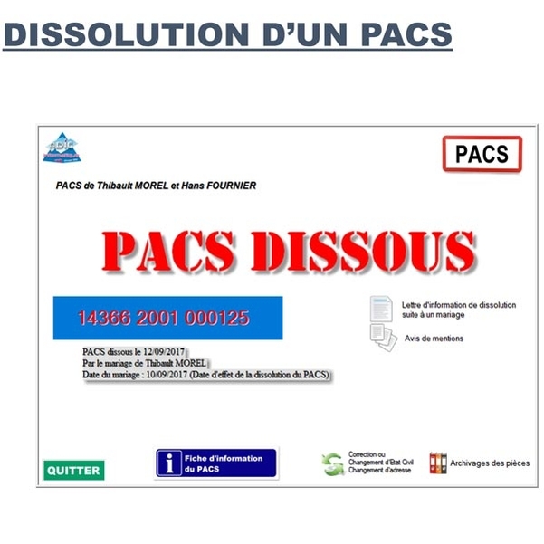 Logiciel - Gestion numérique du PACS - Vignette 3