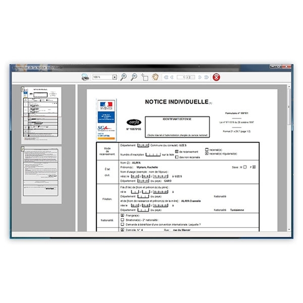 Logiciel - Recensement militaire numérique - Vignette 3