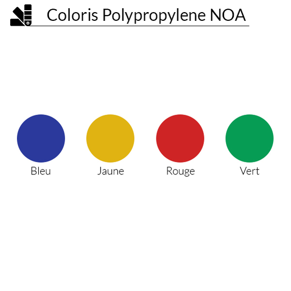 Chaise haute NOA polypropylène - Vignette 2