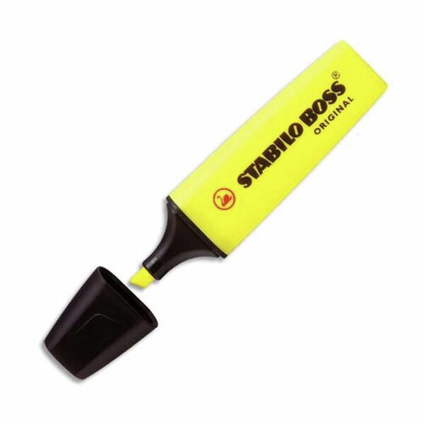 BOSS ORIGINAL surligneur pointe biseautée - Jaune fluo STABILO