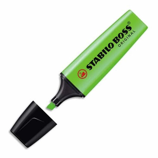 BOSS ORIGINAL surligneur pointe biseautée - Vert fluo STABILO