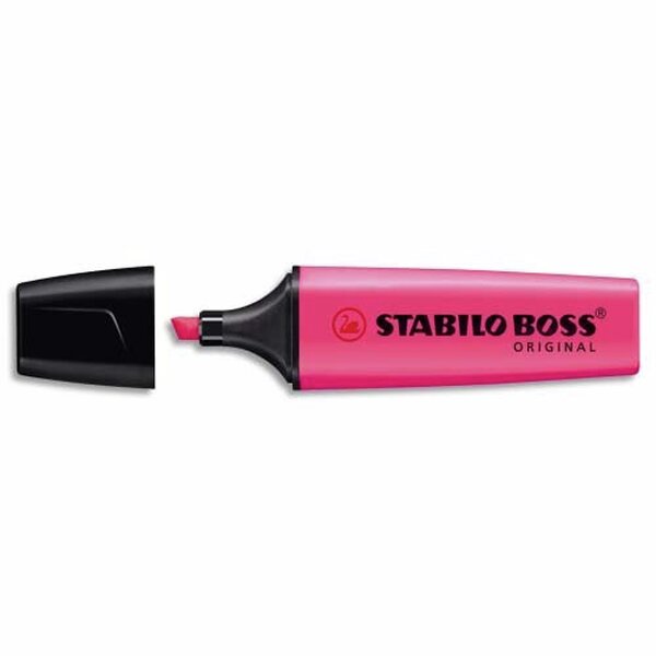 BOSS ORIGINAL surligneur pointe biseautée - Rose fluo STABILO