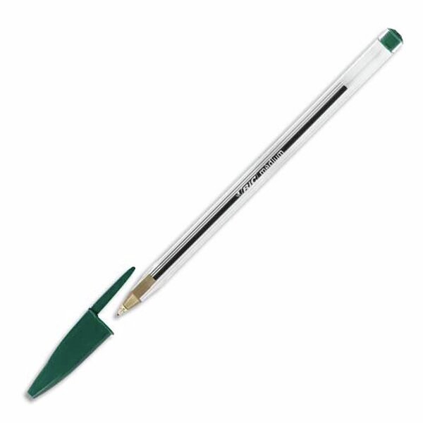 Cristal Original Ecriture Stylos-Bille Pointe Moyenne (1,0 mm) - Vert BIC