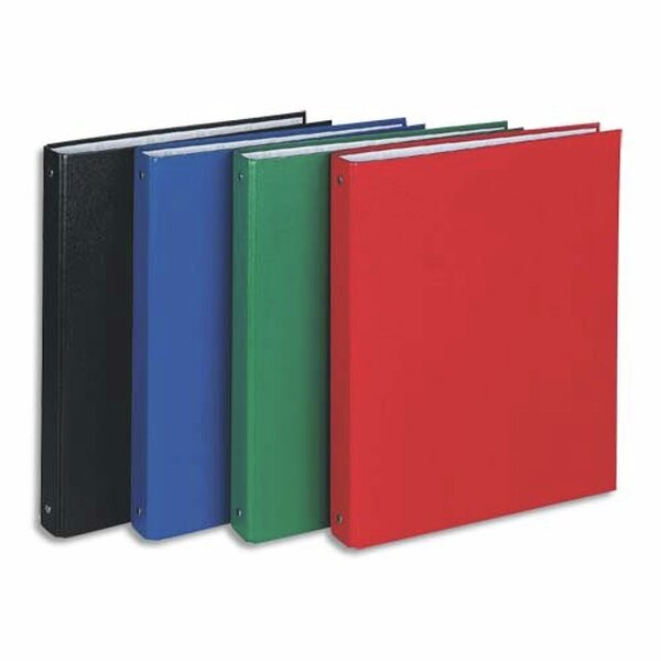 Classeur 4 anneaux de 30 mm, en polypropylène, dos de 4 cm, coloris assortis EXACOMPTA
