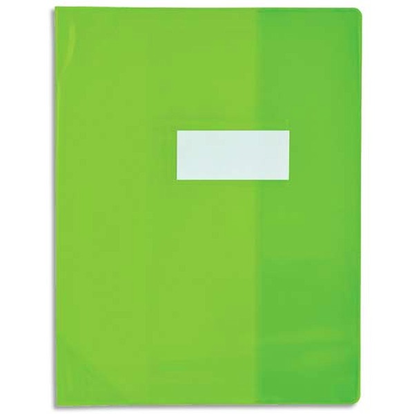 Protège-cahier A4 Strong Line Cristal vert