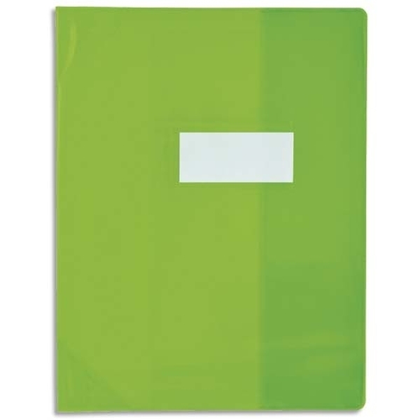 Protège-cahier Strong Line Cristal verte 24X32 cm