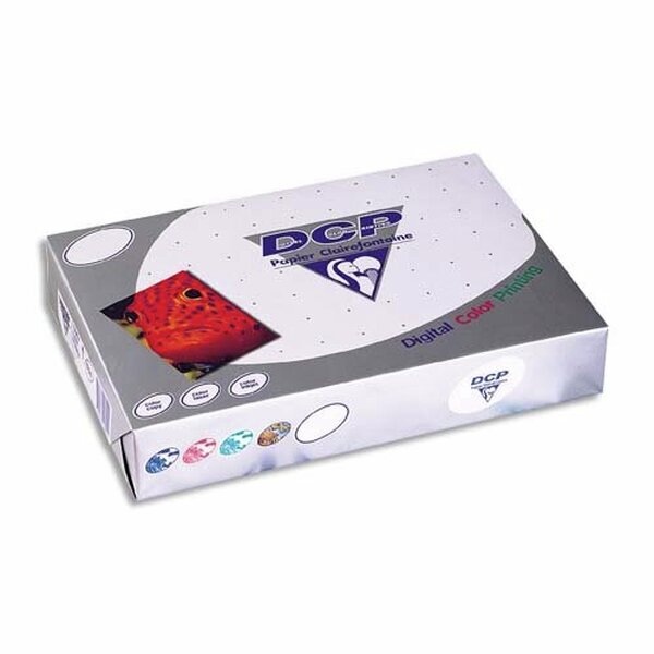 Ramette de 250 feuilles papier blanc DCP copieur, laser, jet d'encre couleur 120 gr A4 CLAIREFONTAINE