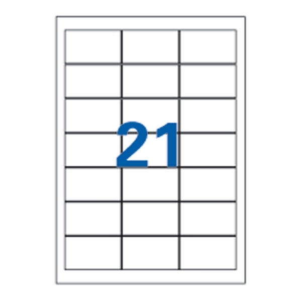 Etiquettes Apli 63,5x38,1 mm