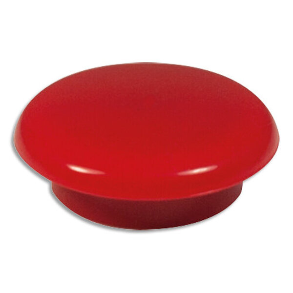 Boîte de 7 aimants 20 mm ronds Rouge SANS MARQUE