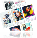 Carnets / cartes pvc personnalisables